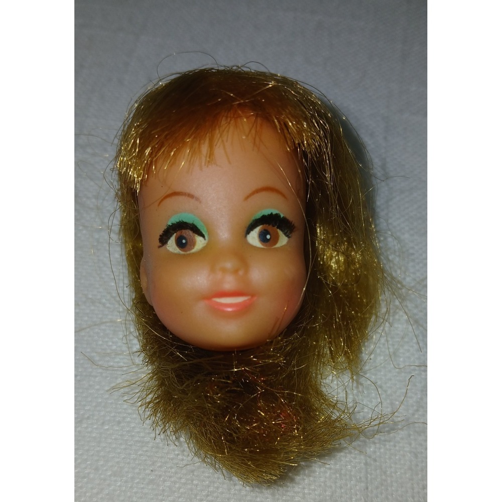 Vintage 1969/70 Talking PJ/Midge HEAD ONLY Barbie